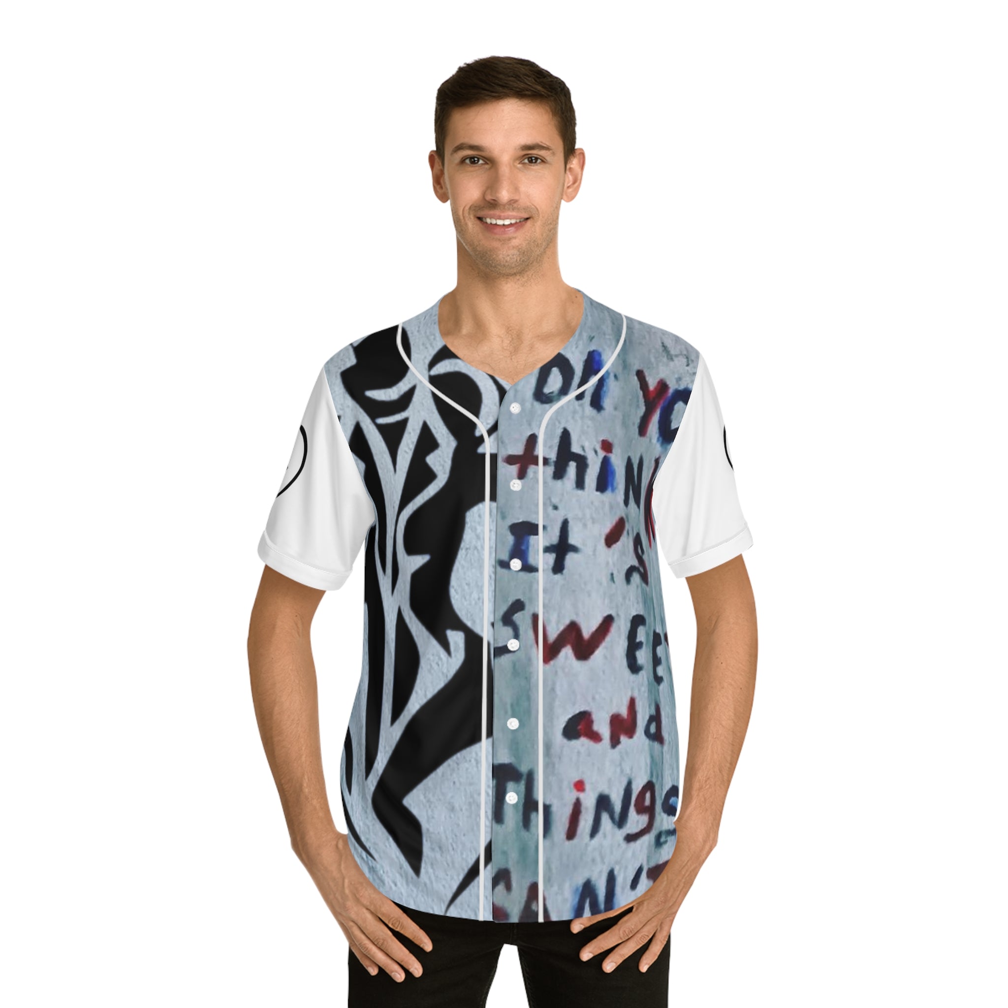 Men's Hip Hop ART Baseball Jersey (AOP)