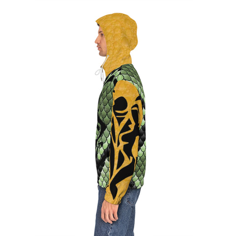 Men's Full-Zip HIP HOP ART Hoodie (AOP)