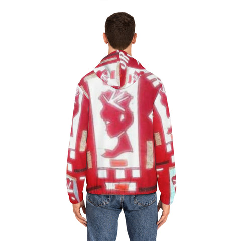 Men's Full-Zip  HIP HOP ART Hoodie (AOP)