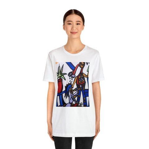 HIP HOP ART Unisex Jersey Short Sleeve Tee