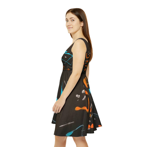 Women's HIP HOP ART Skater Dress (AOP)