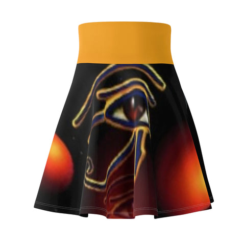 Women's HIP HOP ART  Skater Skirt (AOP)