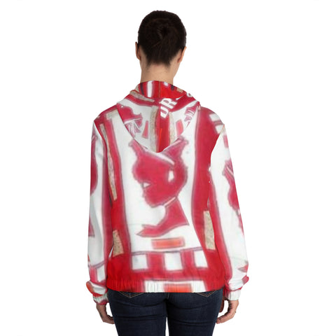 Women’s Full-Zip  HIP HOP ART Hoodie (AOP)