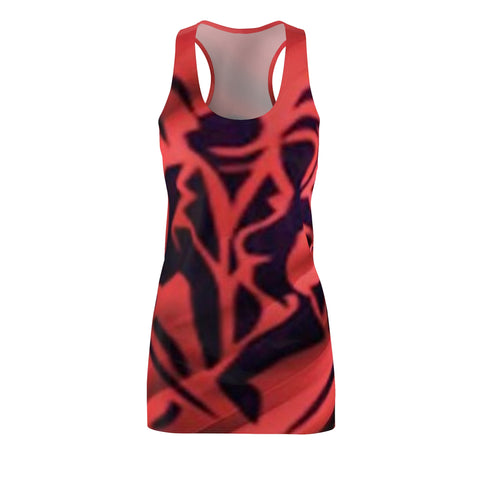 Women's Cut & Sew HIP HOP ART Racerback Dress (AOP)