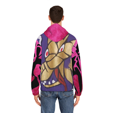 Men's Full-Zip HIP HOP ART Hoodie (AOP)