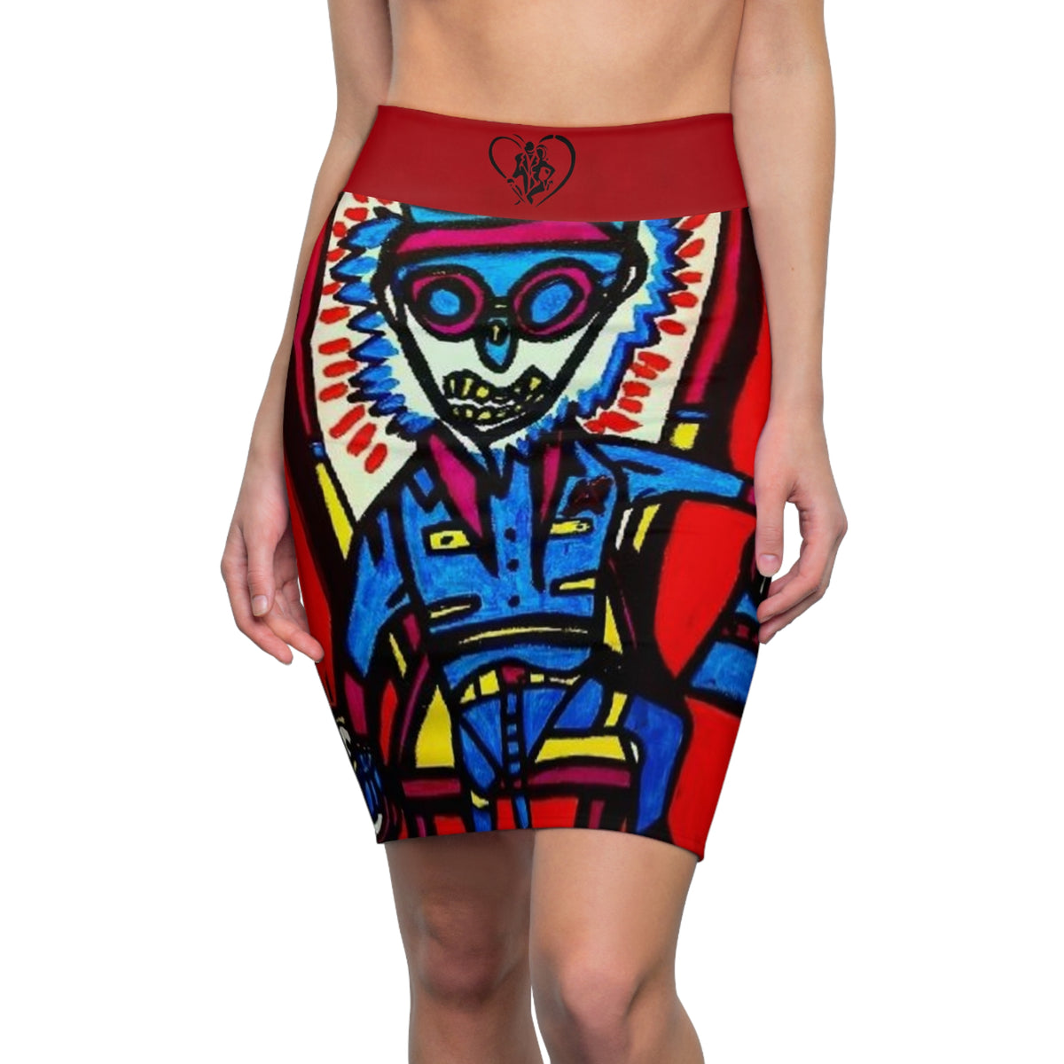 Women's  HIP HOP ART Pencil Skirt (AOP)