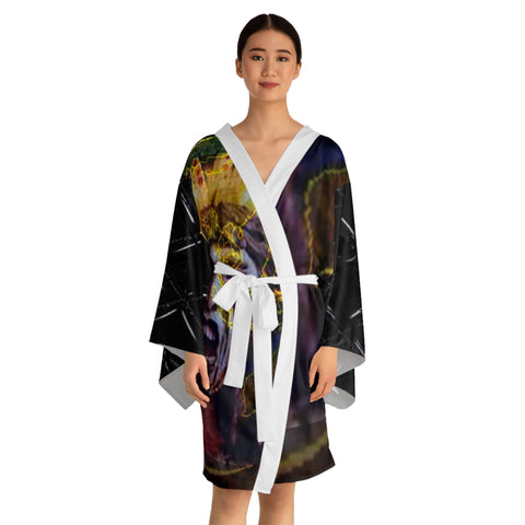 Long Sleeve  HIP HOP ART Kimono Robe (AOP)