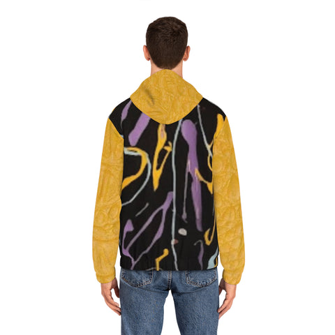 Men's Full-Zip HIP HOP ART Hoodie (AOP)