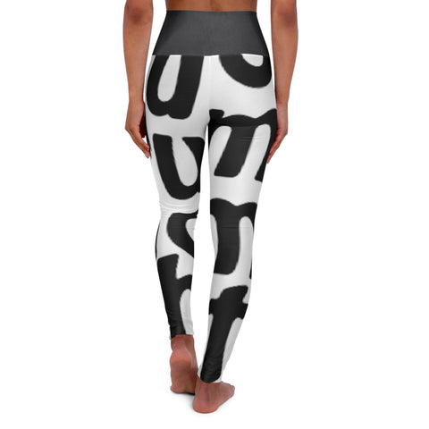 High Waisted  HIP HOP ART Yoga Leggings (AOP)