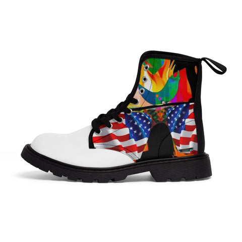 Men's Canvas  HIP HOP ART Boots