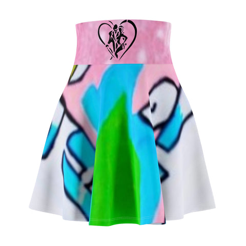 Women's  HIP HOP ART Skater Skirt (AOP)