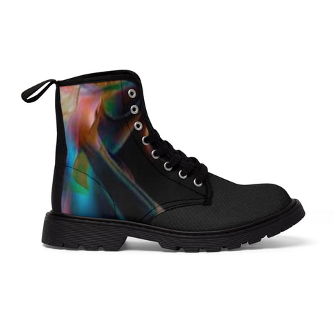 Men's Canvas HIP HOP ART  Boots