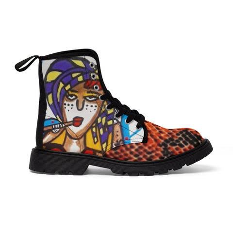 Men's Canvas  HIP HOP ART Boots