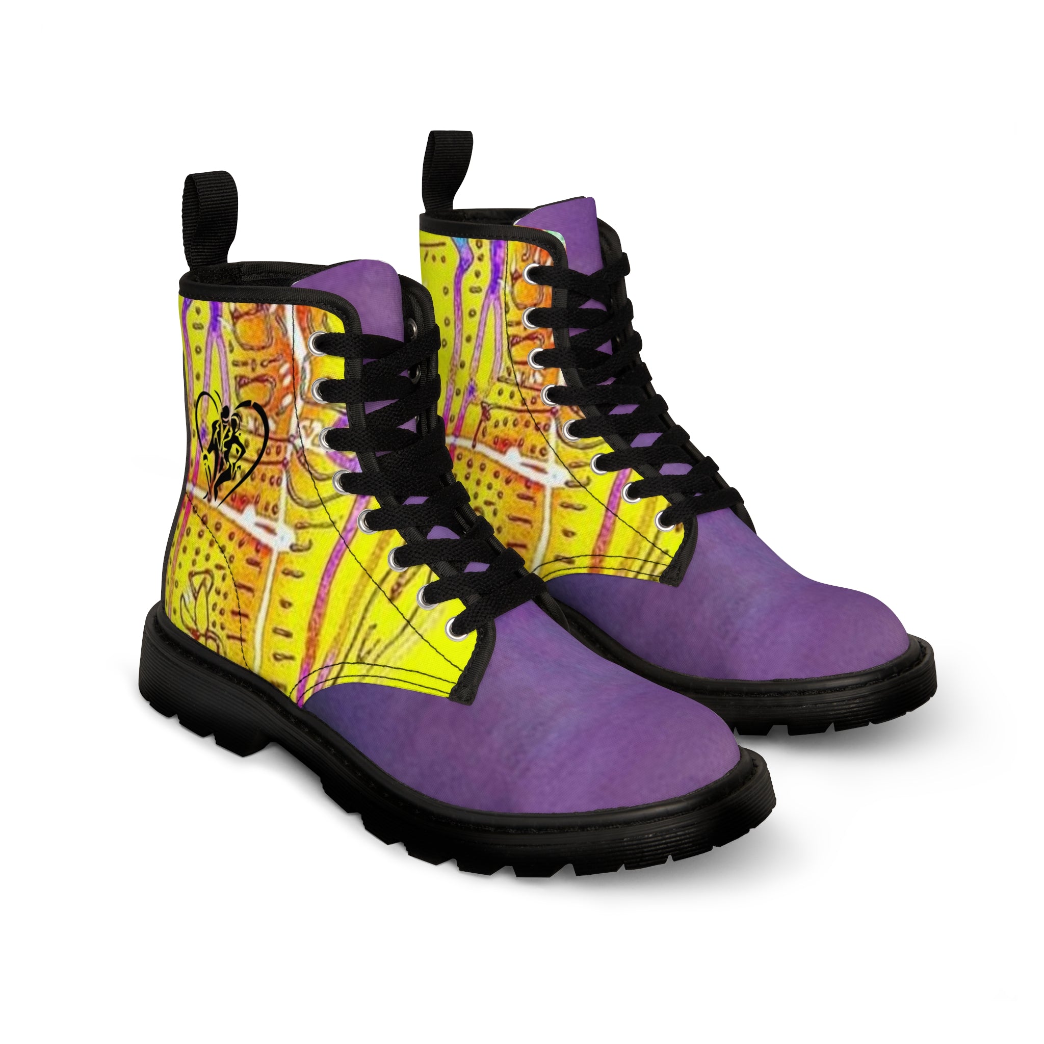 Women's Canvas HIP HOP ART Boots