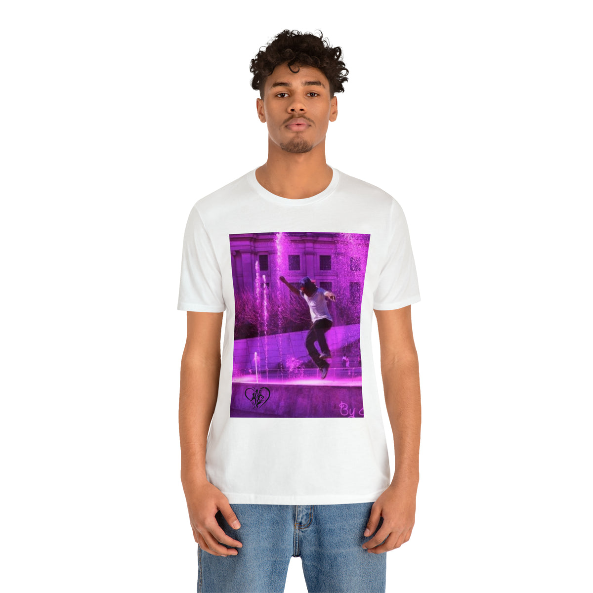 Unisex Hip Hop Art Jersey Short Sleeve Tee