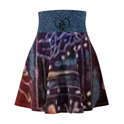Women's HIP HOP ART Skater Skirt (AOP)