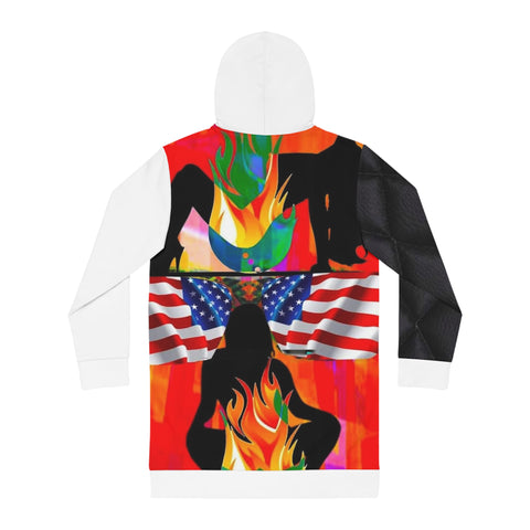 Women's HIP HOP ART Hoodie Dress (AOP)