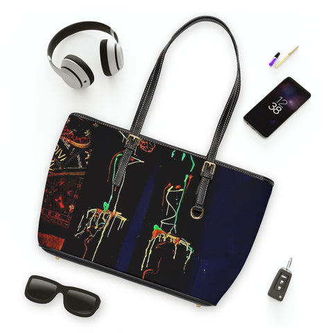 PU Leather  HIP HOP ART Shoulder Bag