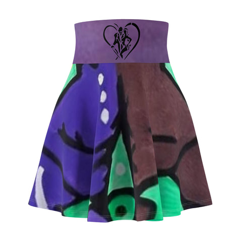 Women's  HIP HOP ART Skater Skirt (AOP)