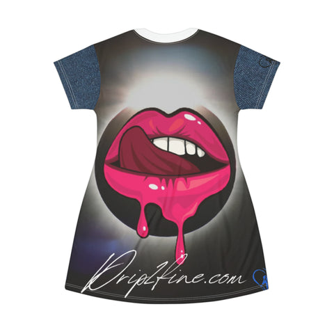 HIP HOP ART T-Shirt Dress (AOP)