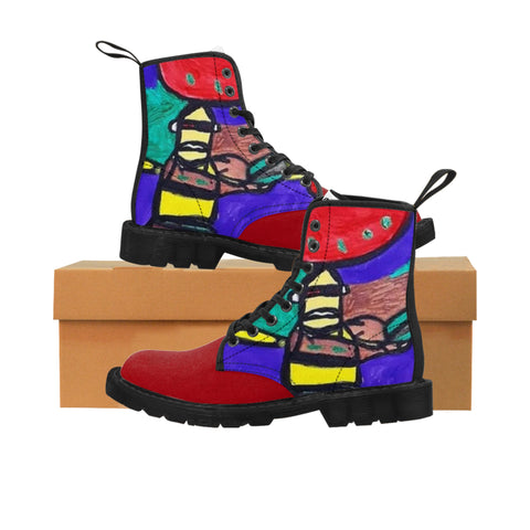 Men's Canvas HIP HOP ART Boots