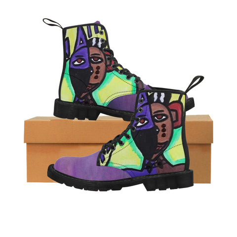 Men's Canvas  HIP HOP ART Boots