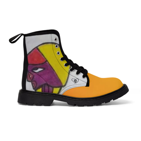 Men's Canvas  HIP HOP ART Boots