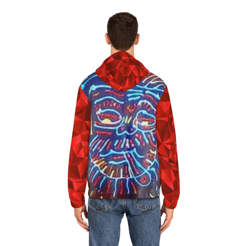 Men's Full-Zip HIP HOP ART Hoodie (AOP)