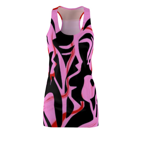 Women's Cut & Sew HIP HOP ART  Racerback Dress (AOP)