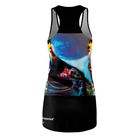 Women's Cut & Sew  HIP HOP ART Racerback Dress (AOP)