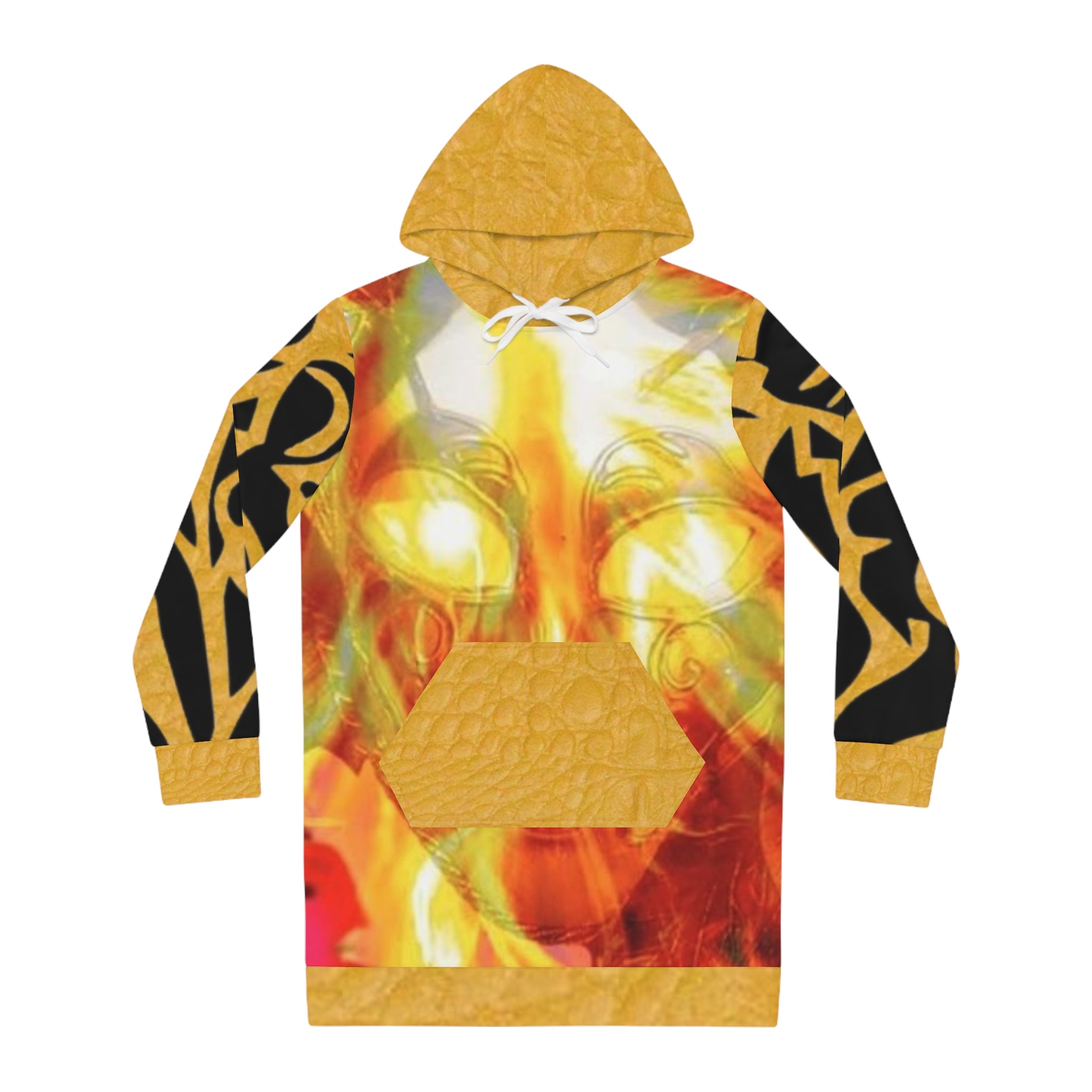 Women's HIP HOP ART Hoodie Dress (AOP)