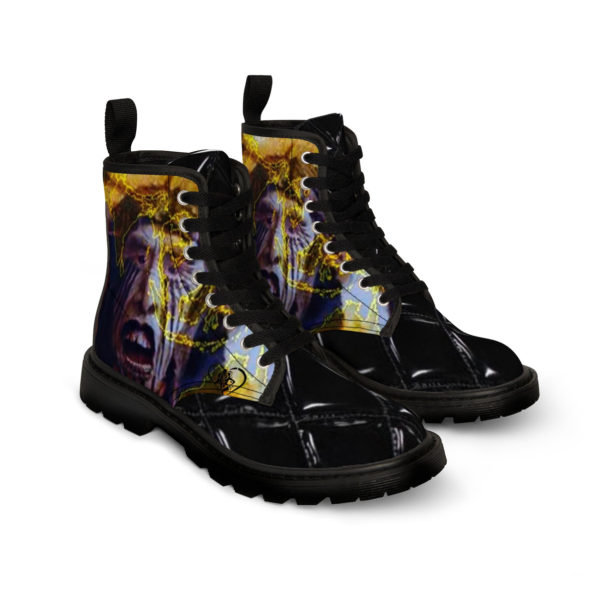 Men's Canvas  HIP HOP ART Boots