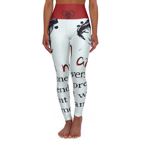 High Waisted  HIP HOP ART Yoga Leggings (AOP)