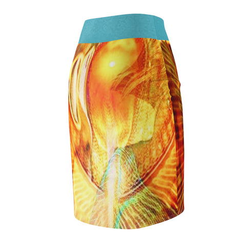 Women's HIP HOP ART Pencil Skirt (AOP)
