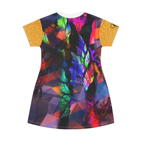 HIP HOP ART T-Shirt Dress (AOP)