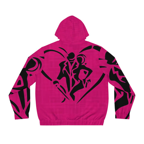 Men's Full-Zip  HIP HOP ART Hoodie (AOP)