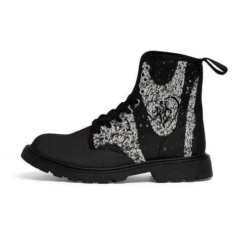 Men's  HIP HOP ART Canvas Boots