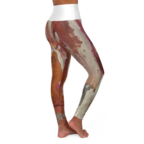 High Waisted  HIP HOP ART  Yoga Leggings (AOP)