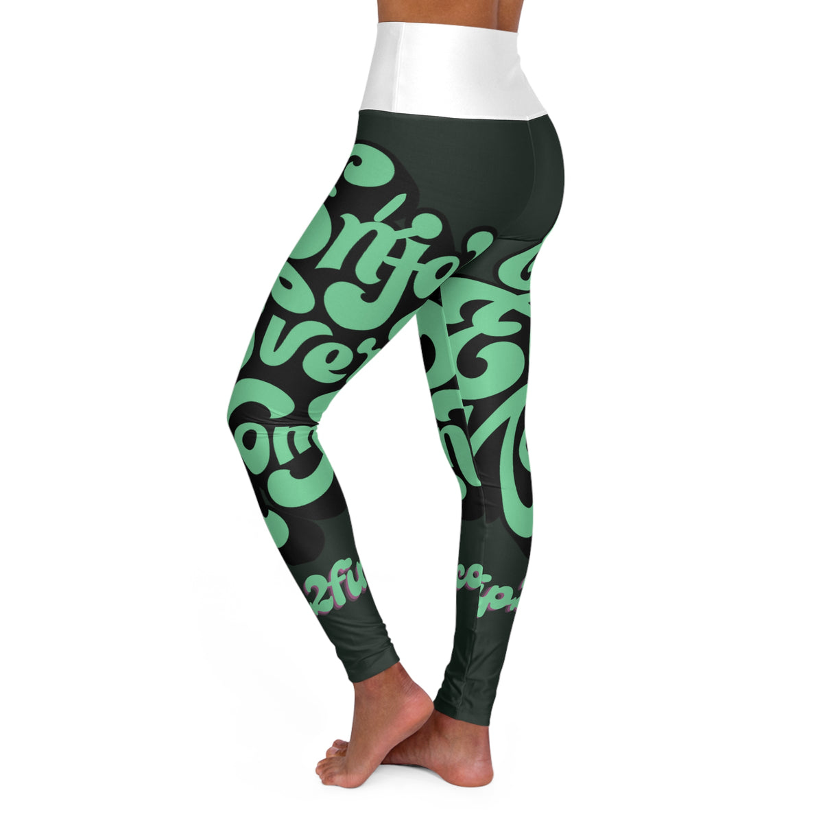 High Waisted  HIP HOP ART Yoga Leggings (AOP)