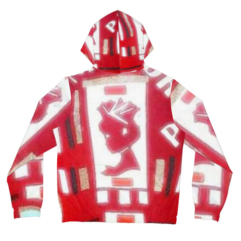 Women’s Full-Zip  HIP HOP ART Hoodie (AOP)