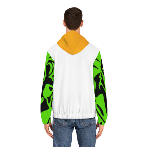 Men's Full-Zip HIP HOP ART Hoodie (AOP)