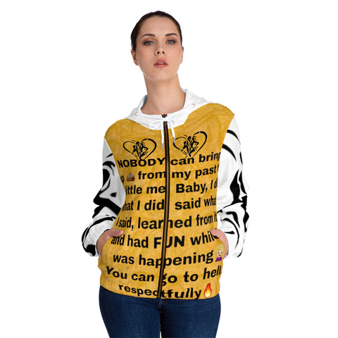 Women’s Full-Zip HIP HOP ART Hoodie (AOP)