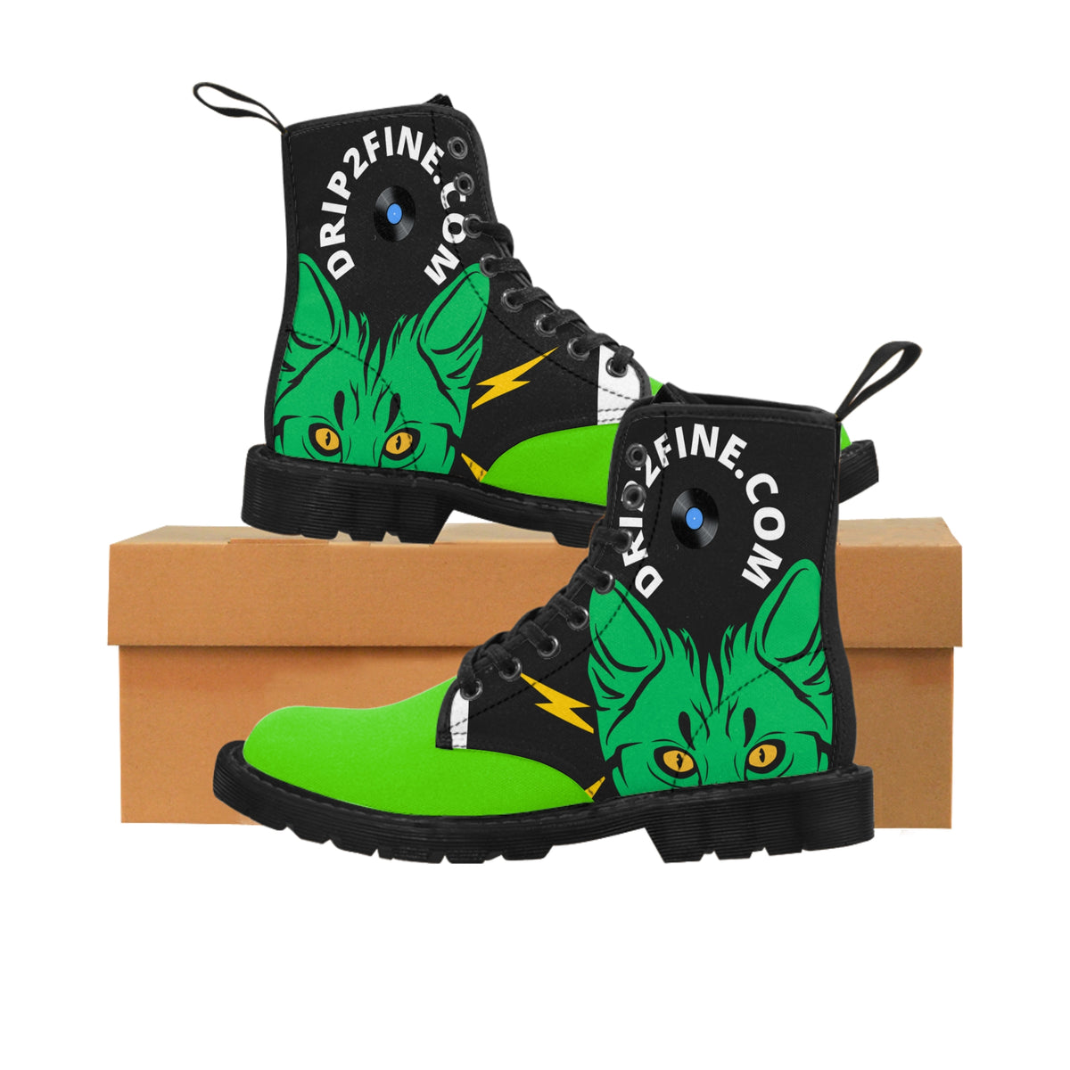 Women's HIP HOP ART Canvas Boots