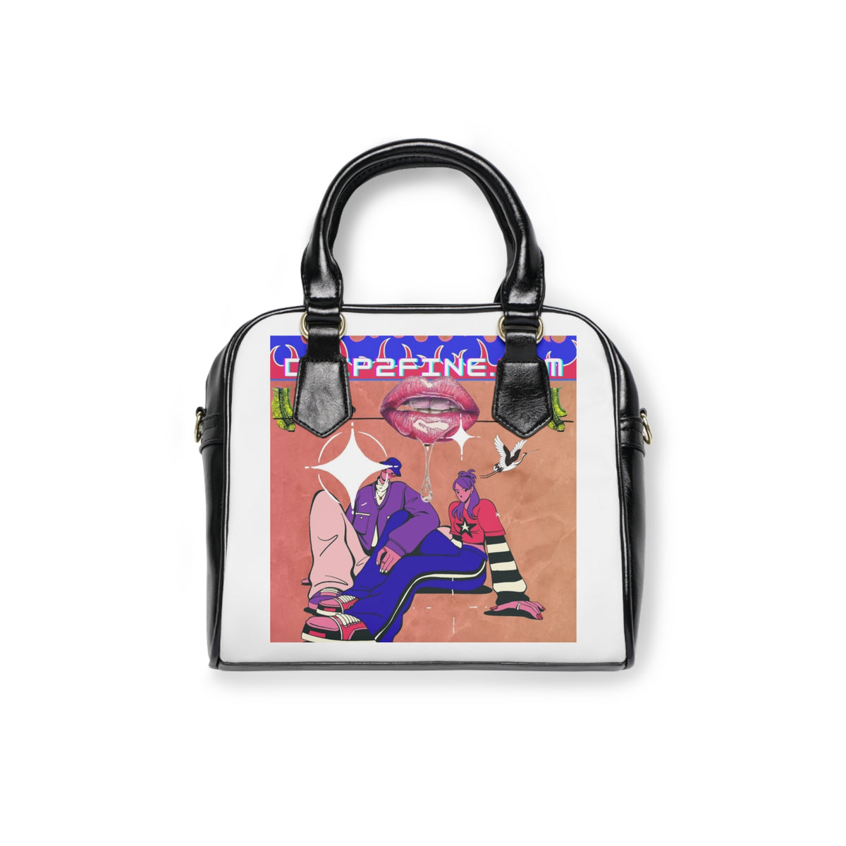 HIP HOP ART Shoulder Handbag