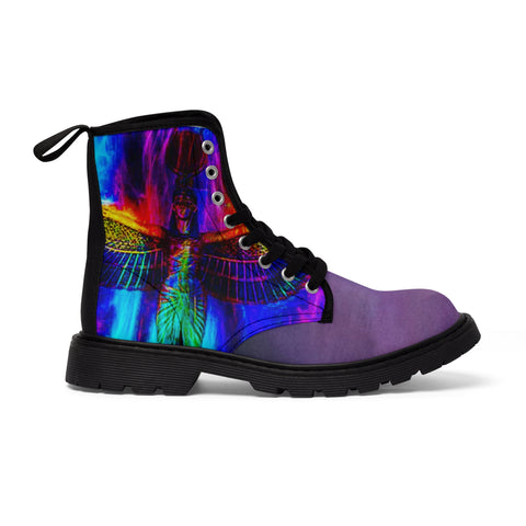 Men's Canvas HIP HOP ART  Boots