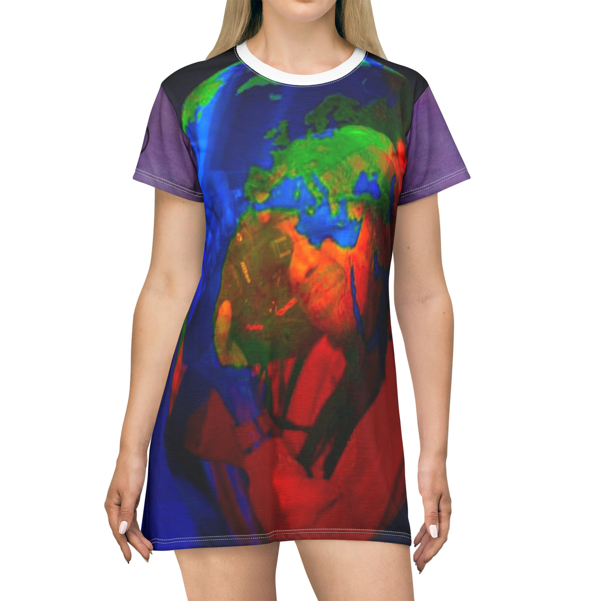 HIP HOP ART T-Shirt Dress (AOP)