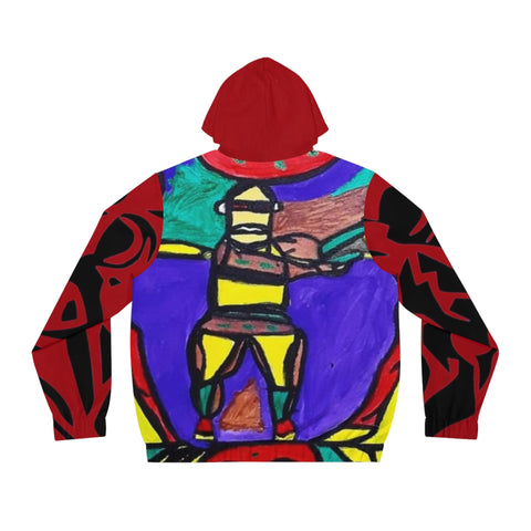 Men's Full-Zip  HIP HOP ART Hoodie (AOP)