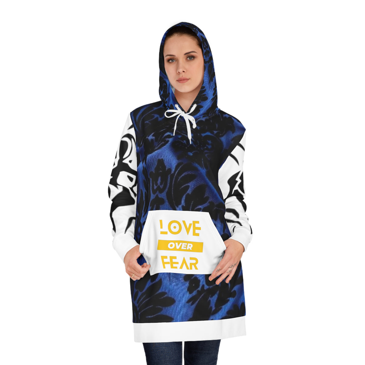 Women's  HIP HOP ART Hoodie Dress (AOP)