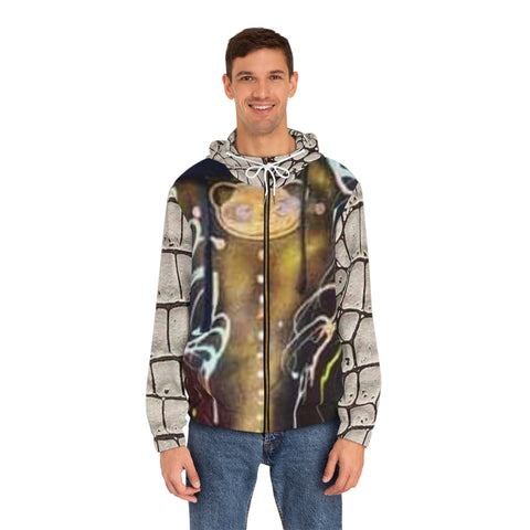 Men's Full-Zip HIP HOP ART Hoodie (AOP)