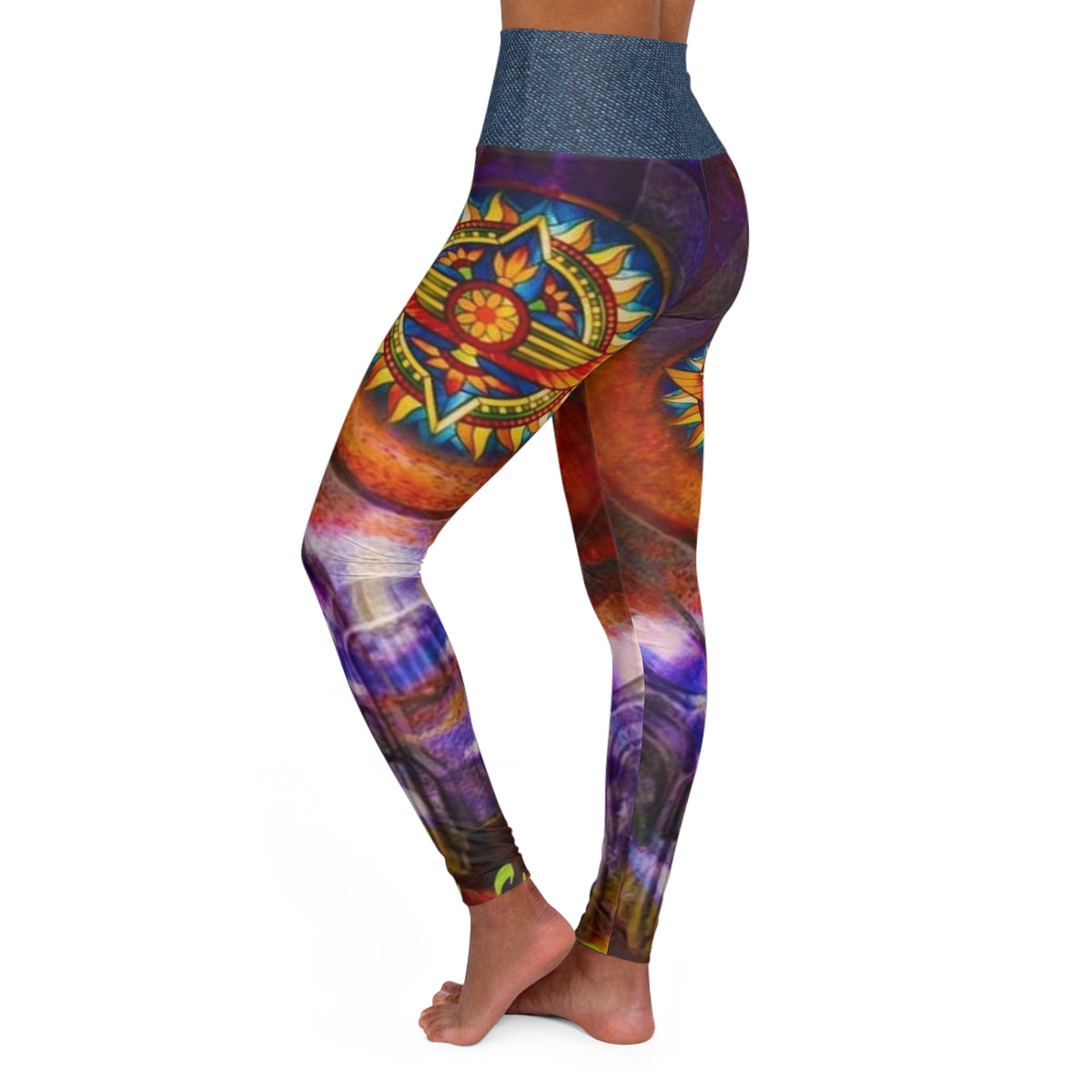 High Waisted HIP HOP ART Yoga Leggings (AOP)